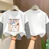 Camiseta de manga larga para niña, nuevo estilo primavera/otoño 2026, base infantil moderna y linda, conjunto de otoño de algodón puro, top tipo dos piezas
