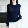 Cardigã cinza de tricô com tranças para mulheres, design canelado retrô para o início do outono, falso duas peças, top de lã fina, estilo elegante
