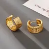 Pendientes de Estrella Cepillada de Gama Alta, Diseño de Nicho, Pendientes Elegantes de Moda, Estilo Genial, Pendientes Elegantes y Versátiles al por Mayor