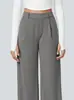 Pantalones de traje de cintura alta para mujer de tienda independiente de Amazon, adelgazantes, fluidos, alta elasticidad, transpirables, cómodos, pantalones largos casuales para mujer