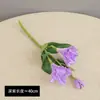 Flores de gladíolo artificiais de caule curto e múltiplos caules para casamentos, decorações externas de hotéis, decoração suave para casa, adereços de fotografia e materiais de arte floral