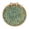 Cuentas de cristal de sirena Ji con degradado de vidrio de 10 mm, cuentas de rueda recortadas, cuentas sueltas, accesorios de joyería con cuentas hechos a mano.