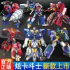 Temporada 2 Dazzling Card Fighter Dazzling Blue Lightning S Robô Transformador Brinquedo Mecha Genuíno Dois Diamantes Guerreiro Negro Três 3