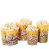 Cubo de Palomitas Taza de Papel Puesto al por Mayor Cubo de Papel Desechable para Puesto Taza de Papel de 32 Onzas Juego con Alambre para Atar Bolsa Lote