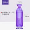 Bolsa de agua caliente de punto convexo, bolsa de agua caliente rellenable, almohada larga en forma de tira para dormir, diseñada específicamente para la columna cervical, utilizada para compresas calientes en el abdomen y la parte baja de la espalda