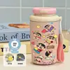 Nueva taza térmica de acero inoxidable 316L, diseño inspirado en la dopamina, perfecta para niños, creativa y portátil, ideal para estudiantes, taza de café moderna