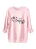 Amazon eBay tienda independiente moda casual mujer i huele a nieve copo de nieve sudadera cálida gruesa para exportación