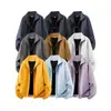 Jaqueta de voo estilo americano com gola alta para homens, marca da moda, outono, estilo high street, corte solto, top legal e esportivo estilo workwear