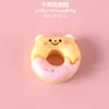 Accesorios de resina DIY de dibujos animados, clips para el pelo hechos a mano de crema de pan de animal, funda de teléfono, accesorios para hebilla de zapatos al por mayor