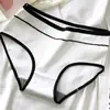 Nova Roupa Íntima Esportiva de Algodão Puro para Meninas de Cintura Alta, Simples e Confortável, Sem Costura e Respirável, Calcinhas para Jovens Mulheres