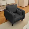Sofá de luxo leve para salas pequenas, sofá simples de dois ou três lugares para apartamentos, lojas de roupas, imóveis para aluguel e áreas de recepção