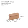 Caja metálica rectangular con tapa plana para pasteles de copo de nieve y pasteles de piña, caja metálica de embalaje universal portátil, caja de alimentos hecha a medida para rollitos de huevo