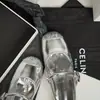 Sapatos de Salto Baixo Rasos com Solado Macio Estilo Noite Prata 2025 Primavera e Verão Novos Sapatos Mary Jane Planos Retrô Franceses para Mulheres