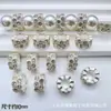 Cuentas de Zirconio de Doble Fila con Agujero Grande Microincrustadas Anillo Perforado Separador de Copo de Nieve Rueda de una Sola Capa Cuentas de Barril Accesorios para Collares Hechos a Mano DIY