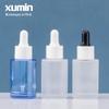 Frasco Dispensador de Essência Cosmética 30ml, Frasco de Vidro com Conta-gotas, Frasco de Vidro Xumin em Estoque para Embalagem Cosmética