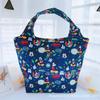 Nova Bolsa Térmica Grande de Lancheira Impermeável com Desenhos Isolamento Térmico Bolsa de Gelo para Conservação de Sorvete Bolsa de Mão Térmica para Saída Piquenique