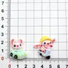 Accesorios de resina de dibujos animados para manualidades, decoraciones, pinzas para el pelo de pegamento cremoso, fundas para teléfono, hebillas para zapatos, llaveros, colgantes
