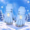 Guantes de invierno para niños de 3 a 17 años, gruesos, resistentes al frío, impermeables, a prueba de viento, antideslizantes, cálidos, para esquí y nieve.