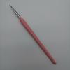 Processamento de haste plástica lã de nylon plana caneta plana caneta Gouline pincel para pintura a óleo digital pincel para pintura cerâmica de gesso vinílico