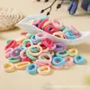 Estilo Coreano 2cm Faixa de Cabelo Infantil Argola de Toalha Feminina Alta Elasticidade Tamanho Pequeno Não Machuca o Cabelo Corda de Cabelo de Bebê Faixa para Couro Cabeludo