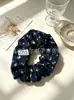 Elegante Cola de Caballo Dulce Estilo Coreano Goma para el Pelo Cuerda Floral de Gasa Scrunchie Tienda de Accesorios Fuente de Suministro Fábrica