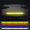 Pegatinas Reflectantes para Maletero de Coche Pegatinas de Maletero para Coche Rayones Decorativos Luminosas Anticolisión Tiras de Advertencia Traseras Pegatinas para Coche S02