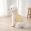 Saia de Renda com Cadarço de Cereja, Saia Xadrez Fashion, Saia de Renda com Estampa de Frutas Fofa, Roupa Respirável para Animais de Estimação para Primavera e Verão