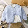 Uniforme Escolar Quente Infantil Recipiente Interno para Alunos Outono e Inverno Novo Casaco Acolchoado de Três Camadas para Meninos Casaco Espesso para Meninas Roupas de Algodão Roupa Infantil