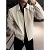 Chaqueta Ejecutiva Cleanfit Hombro Derecho para Hombre Otoño Trendy Marca High Street Guapo Suelto Casual Versátil Chaqueta Corta