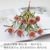 Flor Artificial Margarita Estilo Pastoral Hogar Pe Flor de Goma Flor de Seda Flor Falsa Orquídea Saltarina Crisantemo Margarita Silvestre Pequeña Fabricante Mayorista