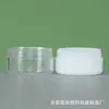 Botella redonda de 10g PS transparente para viaje portátil cosméticos botella separada botella de crema prueba botella de plástico para crema