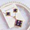 Set de Collar y Pendientes de Acero de Titanio de Alta Calidad, Nuevo Estilo Europeo y Americano, de Venta Caliente Transfronteriza, Joyería de Concha Genuina para Mujer, Precio Especial, Entrega Directa