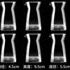 Dispensador de Bebidas Alcoólicas de Vidro Espesso Dispensador de Vinho Dispensador de Vinho com Escala Copo Pequeno para Bebidas Alcoólicas