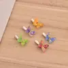 Pasador de Mariposa Colorido Estilo Hada de Dibujos Animados Pinza de Flequillo Retro Adorno para el Cabello de Niña Princesa Lindo Tocado