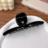 Pinza Grande de Acetato Estilo Coreano Pinza Elegante para Moño en la Parte Trasera de la Cabeza Pinza de Tiburón Pinza Versátil para el Cabello de Mujer para el Trabajo Accesorios para el Cabello