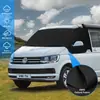 Capa para Para-brisa de Motorhome VW T6 Capa Protetora Solar Tecido Oxford Espesso Isolamento Térmico Impermeável Proteção contra Sol Geada Poeira Neve Toldo