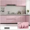 Pegatinas para gabinetes para renovación de muebles, autoadhesivas, impermeables, resistentes al aceite y a la humedad, adecuadas para gabinetes de cocina, armarios y cambios de color de puertas; presenta una textura similar a la piel