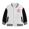 Casaco de primavera e outono para meninas 2024 Novo Top médio grosso para meninas Roupas casuais de beisebol para meninas Roupas infantis de outono e inverno