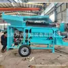 Uganda Equipamento Móvel para Lavagem de Ouro Peneira Rotativa Crivo Areia Ouro Máquina Tudo-em-Um Peneiramento Vibratório Equipamento para Ouro