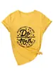 Multiplica el amor haz la estación independiente de Amazon eBay casual cómoda temperamento camiseta de mujer de manga corta con cuello en V
