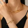 Pulsera de Metal Geométrico Brillante de Apertura de Resorte Elegante Transfronteriza Europea y Americana para Mujer Punk Gargantilla Simple