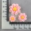 Pegamento Crema Pasador Flor de Camelia Girasol Flor Pequeña Accesorios para el Cabello DIY Materiales para Funda de Teléfono de Resina Accesorios DIY Venta al por Mayor