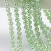 Cuentas Redondas de Flor de 8 mm con Agujero Central, Color Jade Porcelana Vidrio Cristal K9 Ab Sueltas, 64 Facetas para Hacer Correas de Teléfono Cruzadas de Cuentas