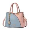 Bolsas para Mulheres 2025 Nova Moda Bolsas de Mão Grande Capacidade Xadrez Cor Contrastante Bolsa Feminina de Meia-Idade Bolsa Transversal de Ombro Único Dropshipping