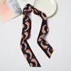 Bufanda Larga Delgada Estilo Coreano Bufanda Estampada Dongdaemun Estilo Coreano para Mujer Accesorios de Moda Pañuelo para la Cabeza Bufanda de Otoño e Invierno
