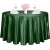Mantel redondo, mantel de satén, mantel de tela para restaurantes, mantel de banquete, mantel redondo grande, mantel para hotel y restaurante, cubierta redonda para mesa