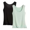 Camisola Regata Feminina Sem Costura de Seda Gelo Verão Roupa Íntima Estilo Coreano Ajuste Slim Roupa Íntima Camiseta Básica Sudeste Asiático Transfronteiriça Cabelo