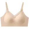 Sujetador Inalámbrico sin Costuras para Mujer, Sujetador Push-Up, Elevación Antigravedad, Anticaída, Soporte Suave, Reducción de Busto Lateral, Sujetador Delgado
