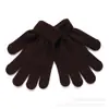 Moda otoño e invierno guantes cálidos para niños explosiones transfronterizas guantes mágicos color liso guantes simples de cinco dedos color mixto venta al por mayor