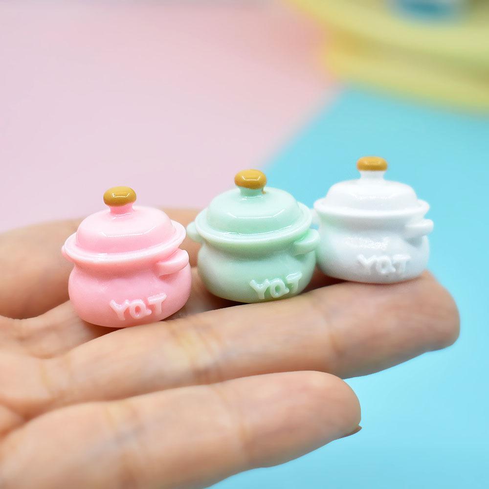 娃娃屋 微缩食玩煮锅 汤锅 厨房餐具摆件